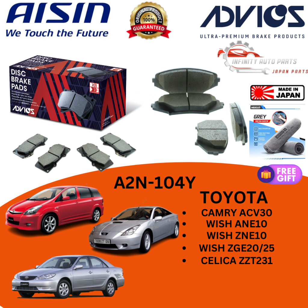 Aisin Advics Toyota Camry ACV30 Wish ANE10 ZNE10 ZGE20 Celica ZZT231 ...