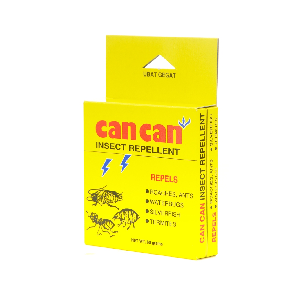 Can Can Insect Repellent 60 Grams (Ants/ Roaches/ Waterbugs/ Silverfish ...