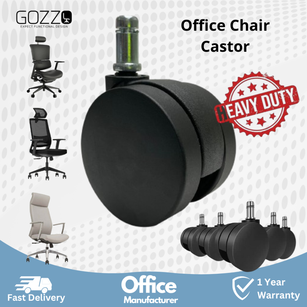 Heavy Duty Office Chair Castor 60 MM | Office Chair Wheel | Office ...
