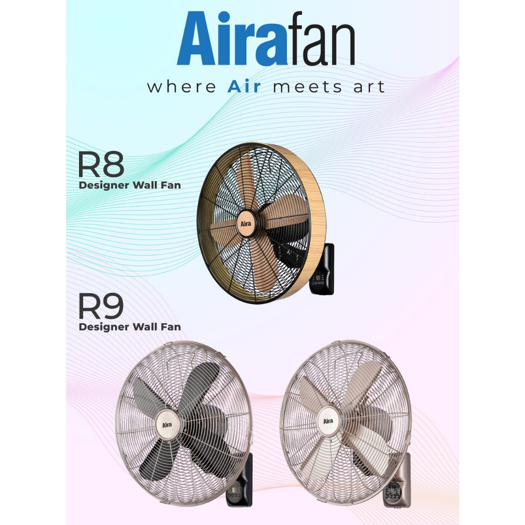 Airafan 4 Blades Wall Fan R8 / R9 16