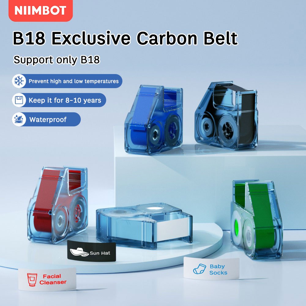 NIIMBOT N1 Special matching ribbon label printer ribbon resin-based ...