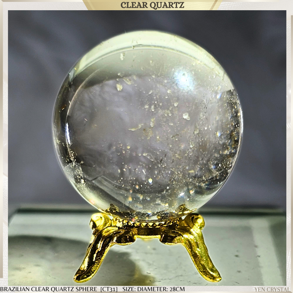CLEAR QUARTZ MINI SPHERE*HIGH QUALITY* BRAZIL[CT31] - Perfect for ...