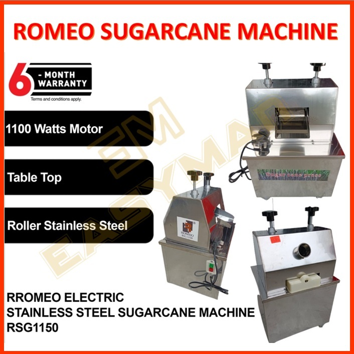 ROMEO RSG1150 Stainless Steel Sugarcane Juicer Machine/Mesin Tebu ...
