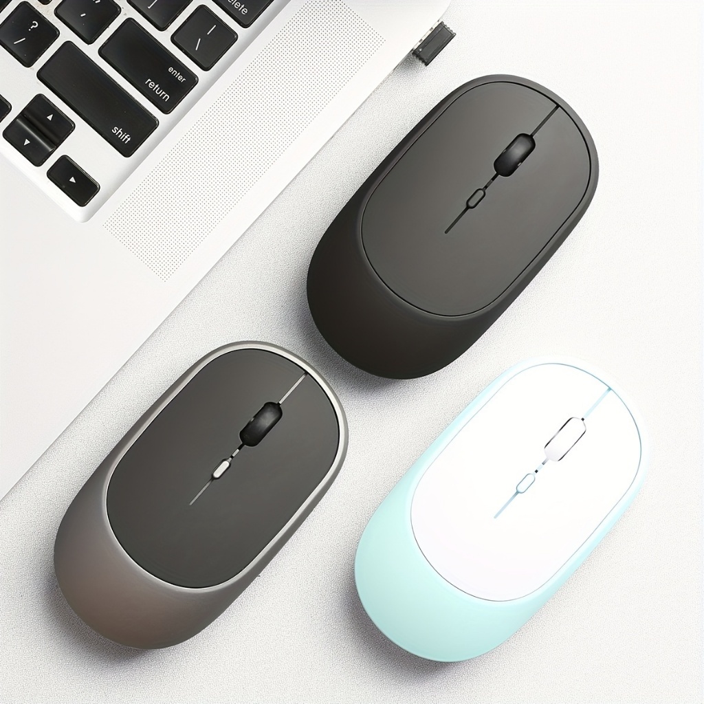 Wireless Mouse Rechargeable BT Mice Wireless Computer Mause Ergonomic ...