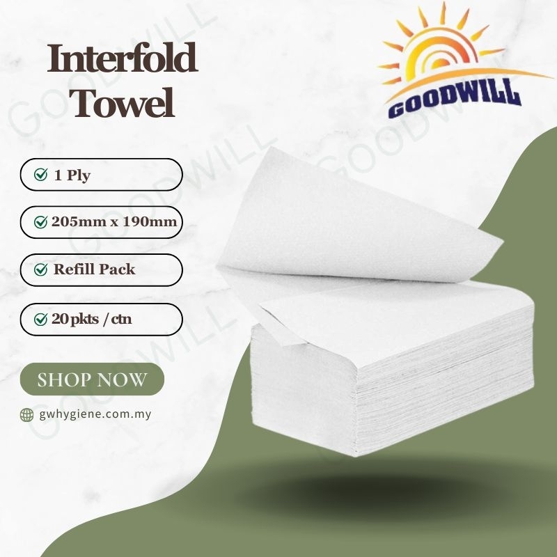 Buy interfold hand towel tissue virgin pulp 20 packs Online With Best ...