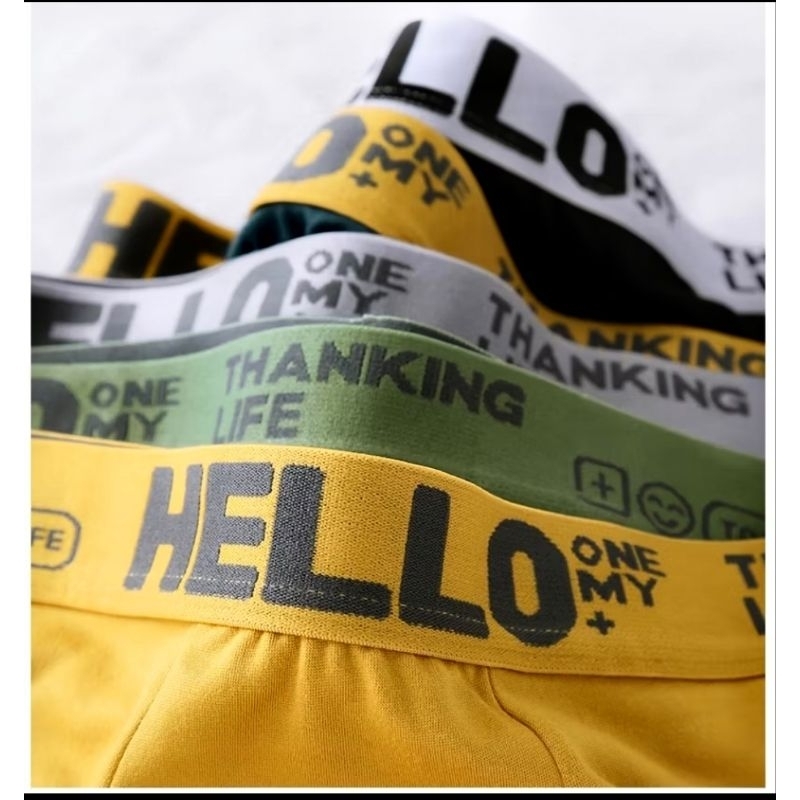 Hello Boxer Lelaki Underwear (Hello Boxer Men ) | Shopee Malaysia