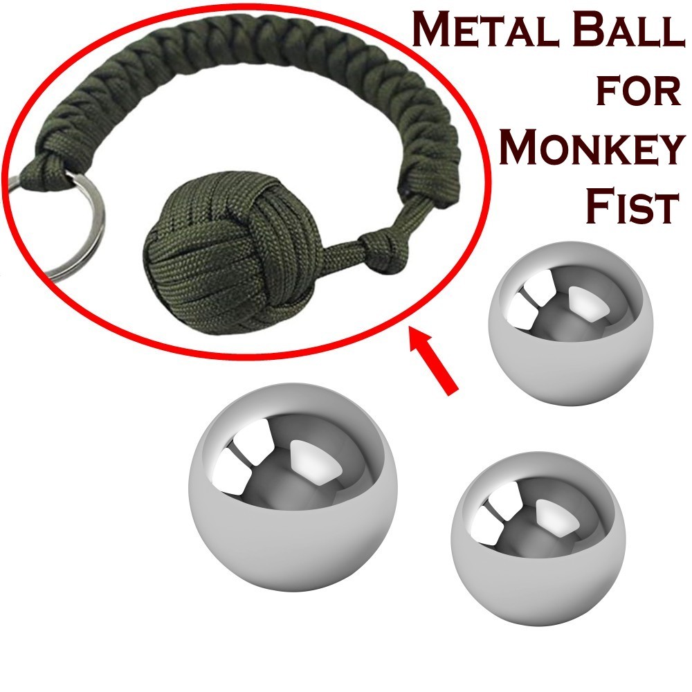 16mm - 25mm Metal Ball for Paracord Monkey Fist Handcraft DIY Center ...