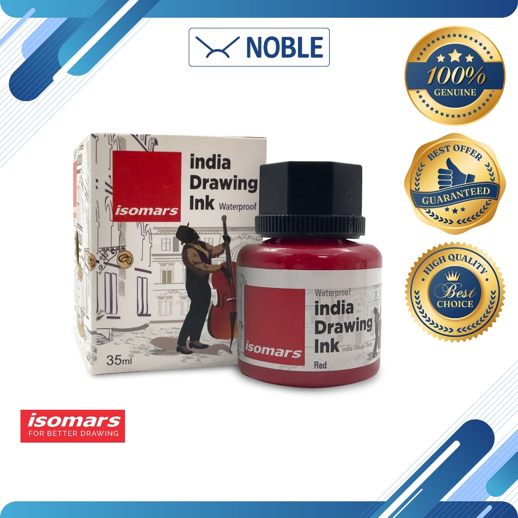 Isomars India Drawing Ink - 10 Colours (35 ml) | Shopee Malaysia