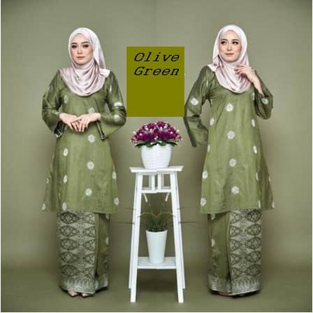 Baju Kurung Pahang Songket Tenun Bunga, Baju Kurung Moden, Baju Kurung cotton, Baju Raya 2025 Viral