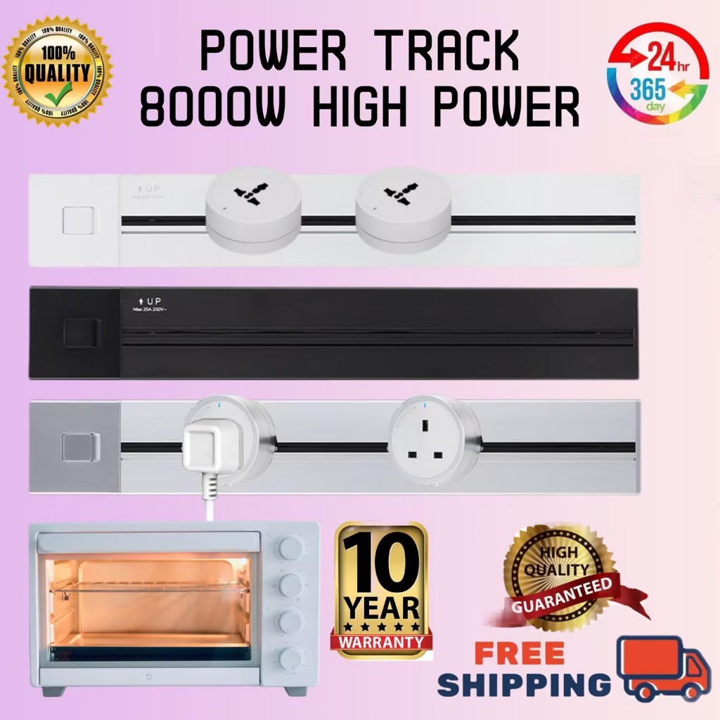 Power Track 32A Power Line Power Rail and Power Track Socket Adapter ...
