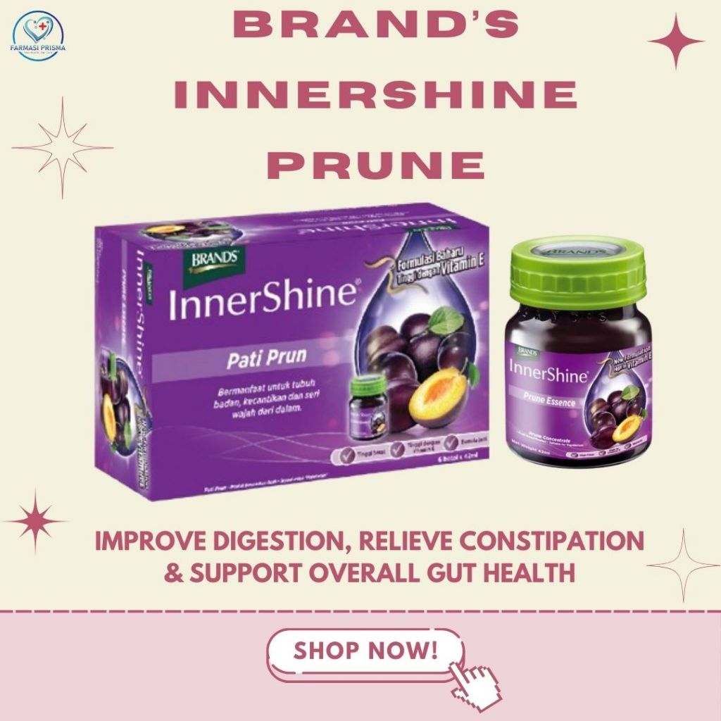 BRAND'S INNERSHINE PRUNE 42ML (1 BOTTLE) / 6 X 42ML (1 BOX) / DIGESTIVE ...