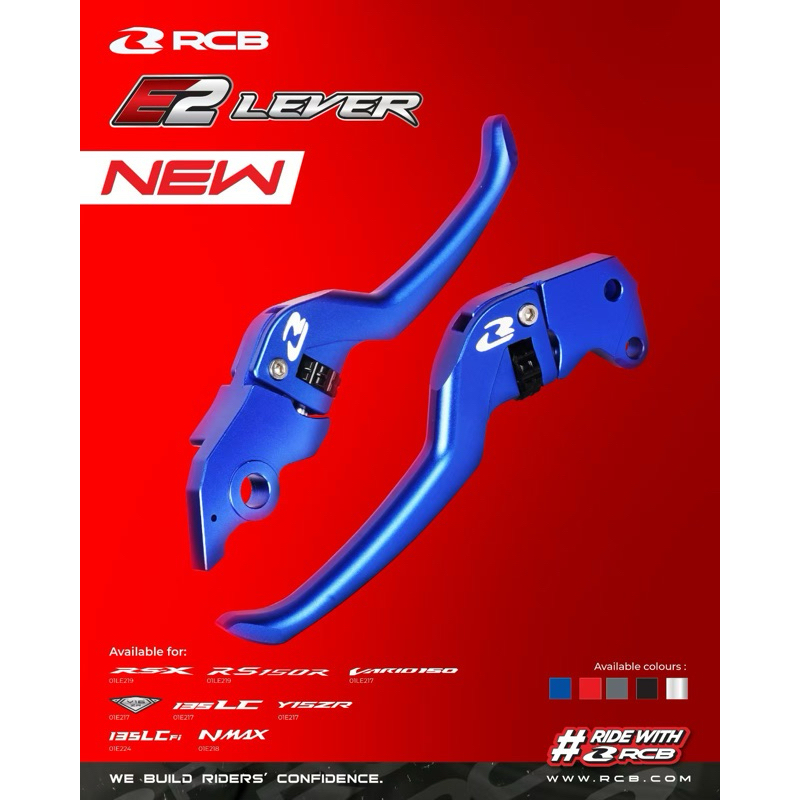 RS150 LEVER BRAKE ALLOY RACING BOY RCB Original New Modal 2025 | Shopee ...