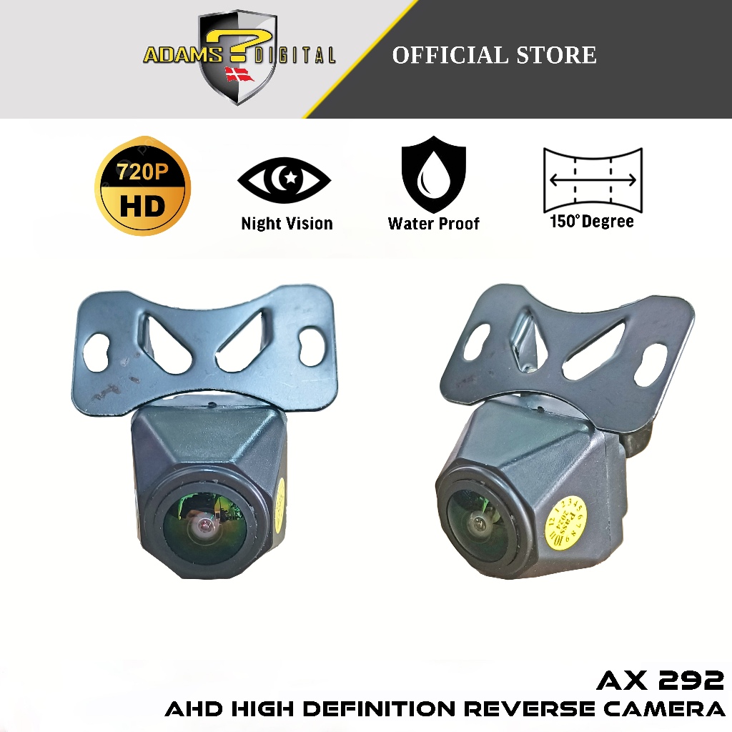 Adams Digital AHD Reverse Car Camera 720P 150 Degree Rear View Camera ...