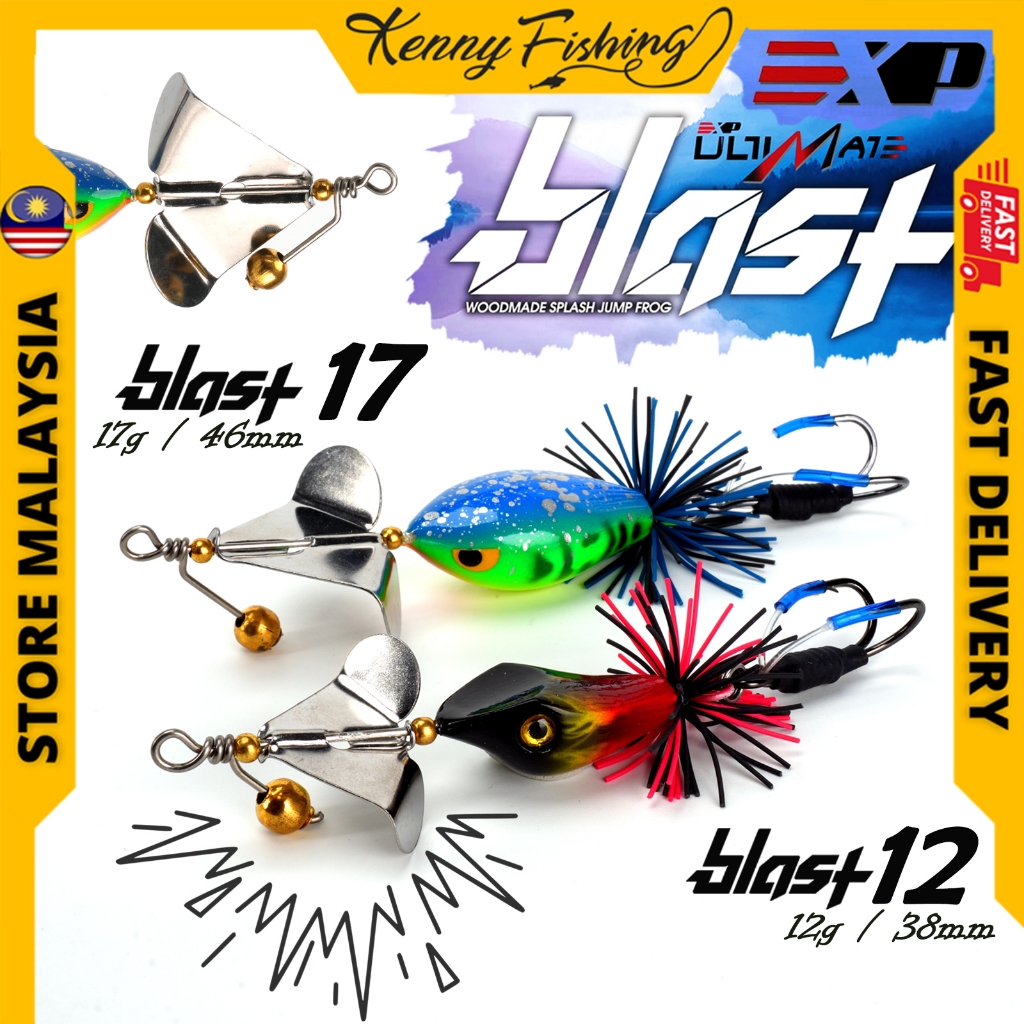 EXP BLAST 12 / BLAST 17 Splash Bait Buzzbait ULTIMATE for Fishing ...