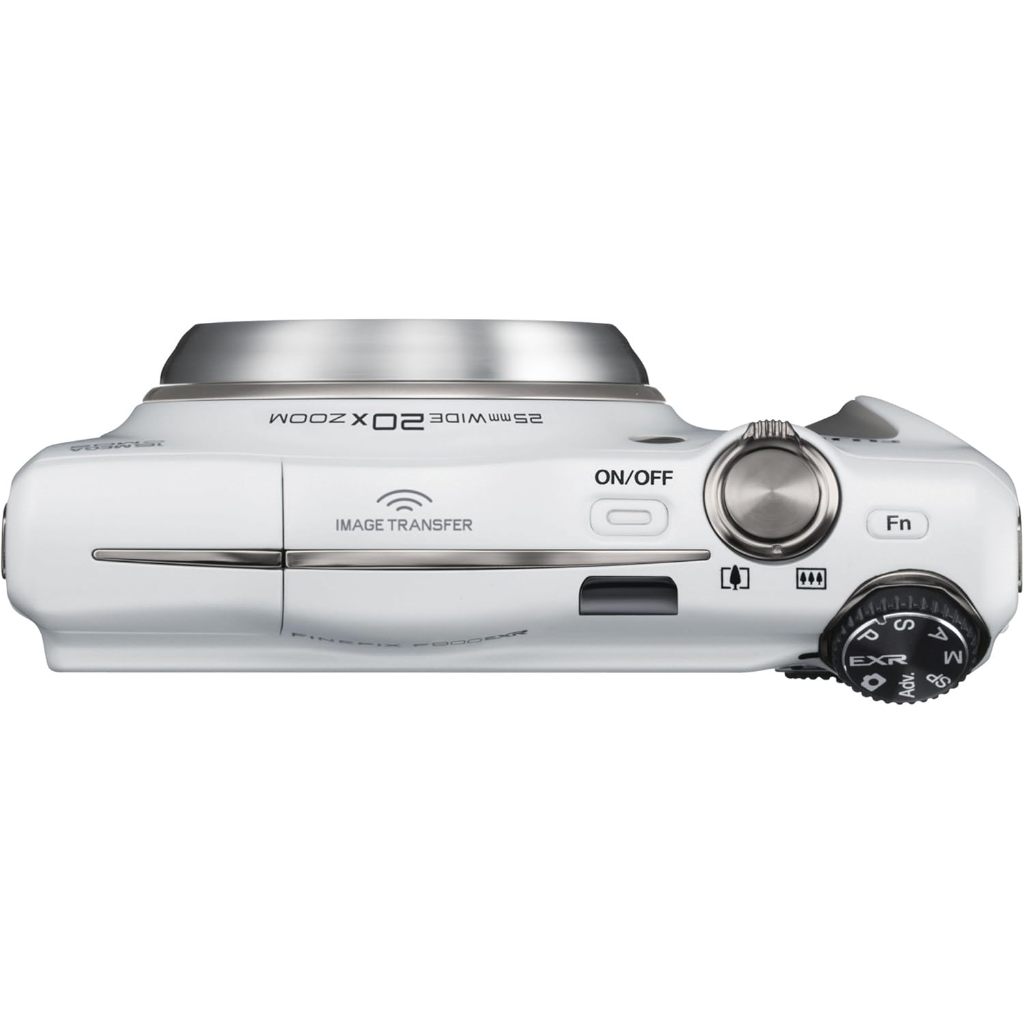FUJIFILM Digital Camera FinePix F800EXR 20x Optical White/Red USED