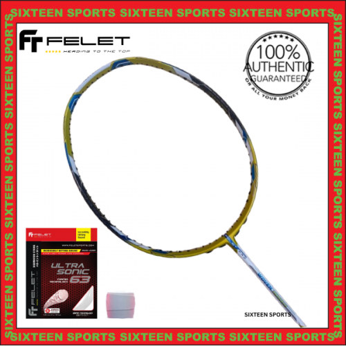 Felet Woven 1000 Pro Series Badminton Racket (C/W FELET Ultrasonic ...