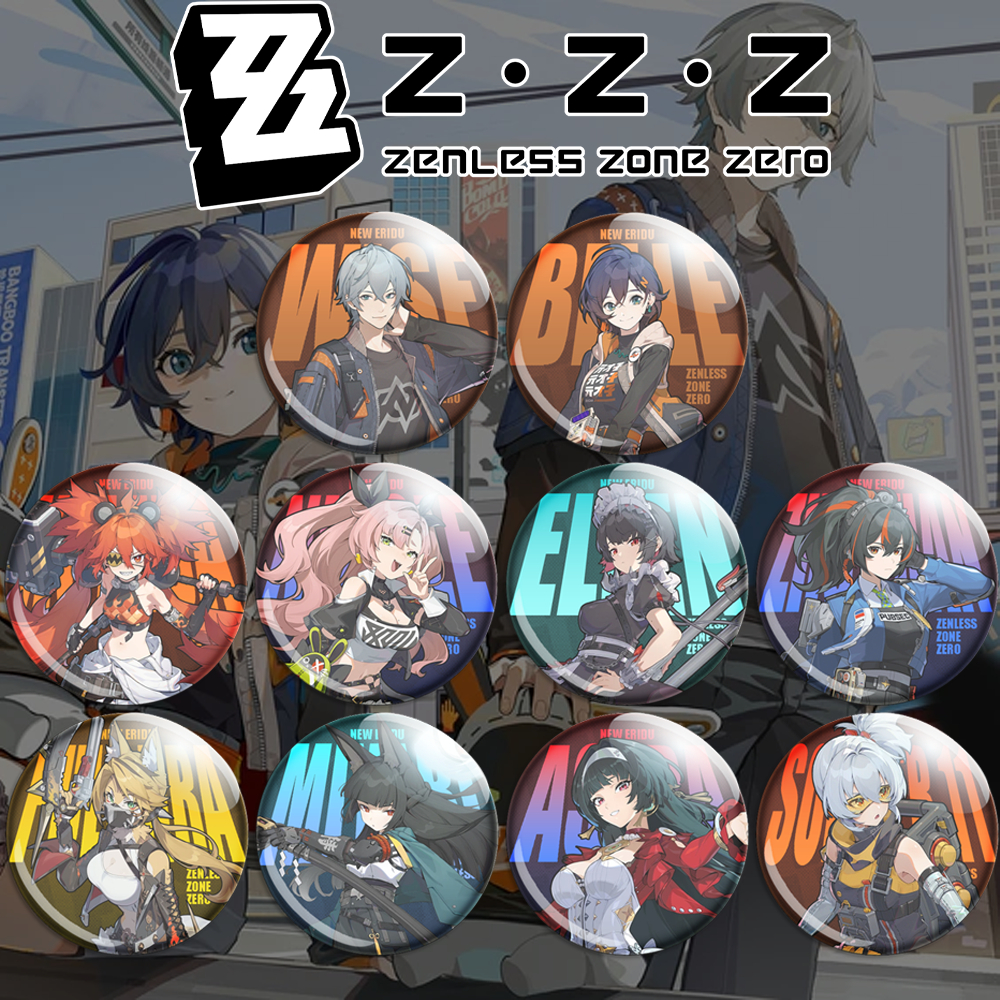【绝区零】角色立绘阵容系列铁徽章 【Zenless Zone Zero】 Character Lineup Series Iron ...