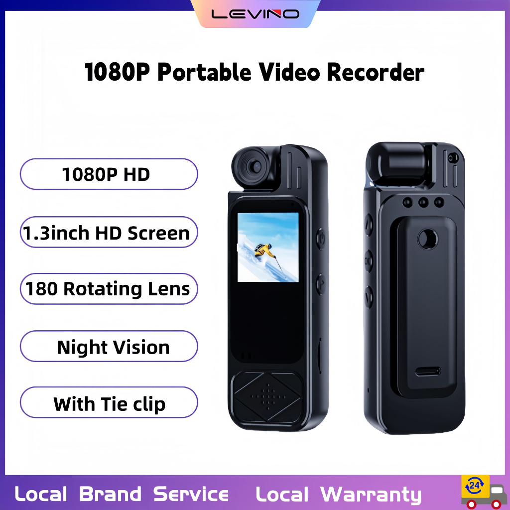 HD 1080P Mini Camera Portable Digital Video Recorder Worn Police Small ...