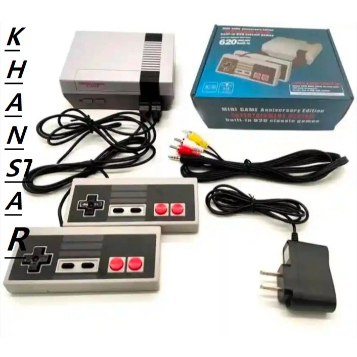 NES Wireless 620 Retro Game Console Mini Handheld Controller Dual ...
