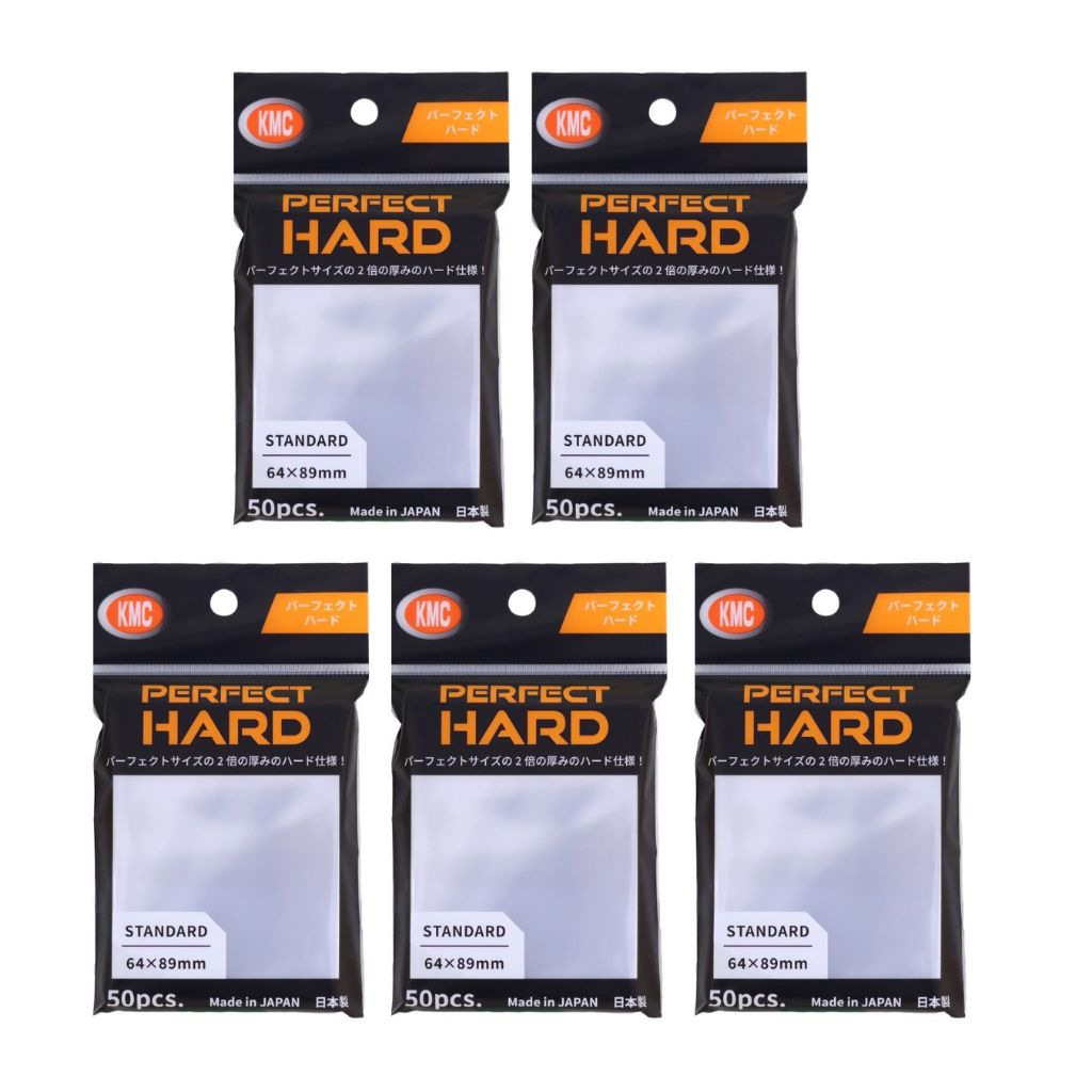 ALL COLORS SET!!!!] 7x 560ct Packs KMC Hyper Matte (Red,Blue,Purple,Green, Clear,Black,White) Sleeves Fits Standard Size MTG, Magic, Pokemon Etc... From Japan By KMC