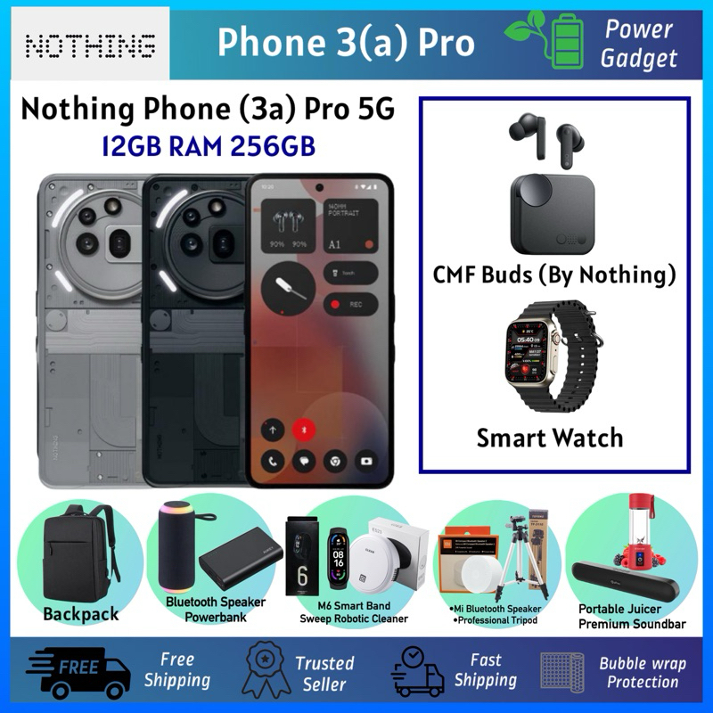 Nothing Phone (3a) Pro 5G | Snapdragon 7s Gen 3 | 50W Fast Charging ...