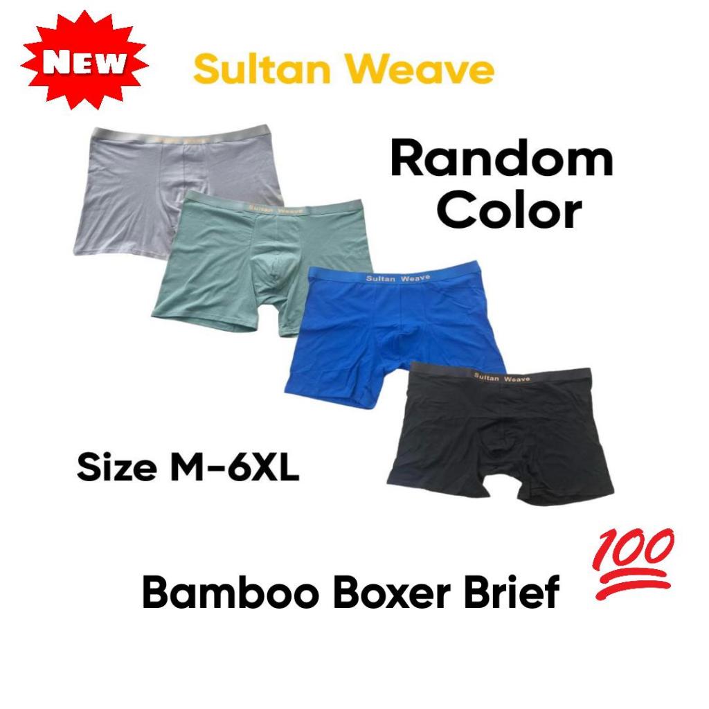 [READY STOCK] Sultan Weave seluar dalam Bamboo Boxer Briefs + Fly ...