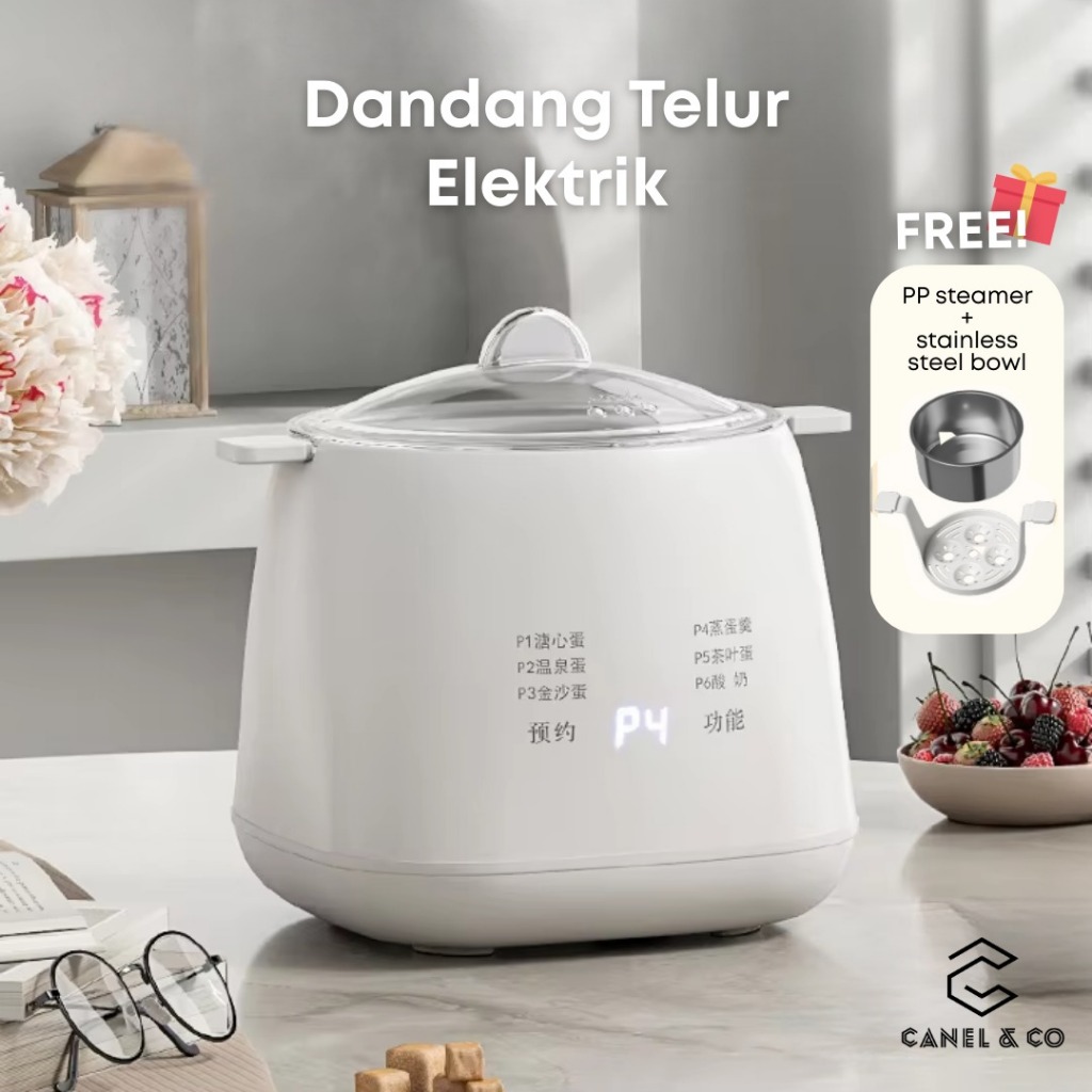 Egg Boiler Multi-Functional Egg Cooker for Breakfast Telur Maker Half ...