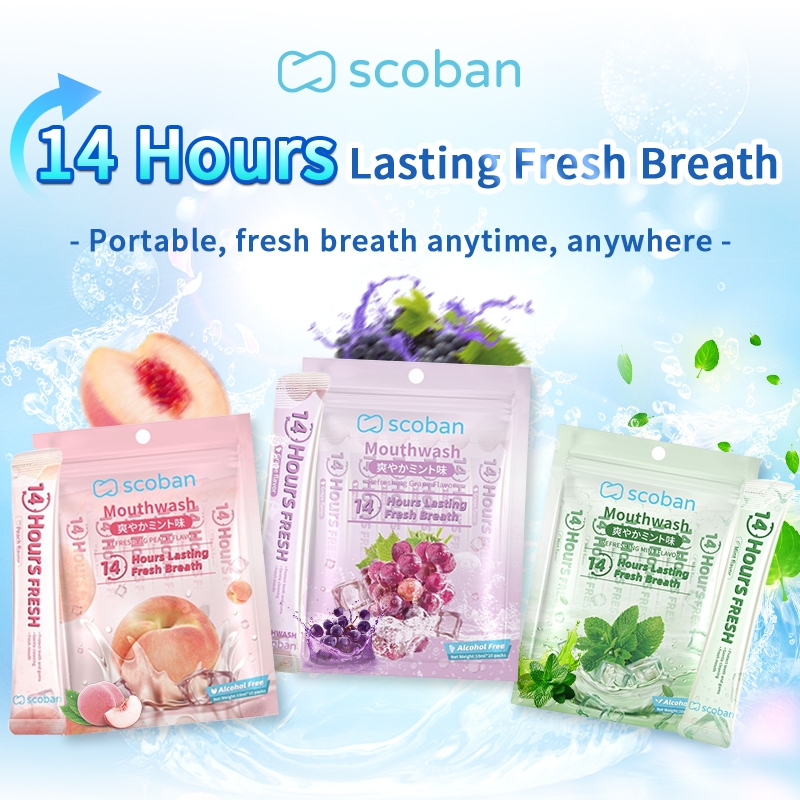 Scoban Ubat Kumur Penyegar Nafas (10ml x 5 Atau 10) | Shopee Malaysia