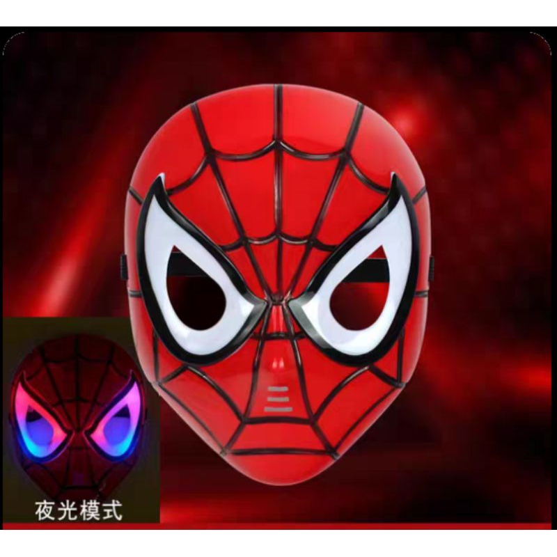 Cosplay Spiderman Spider man Flying saucer Launcher Gloves LED flash ...