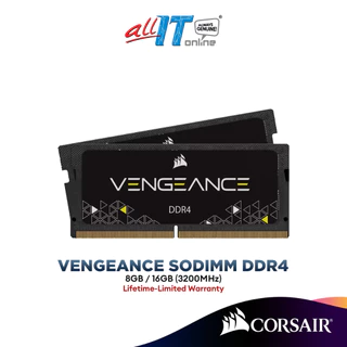 Corsair VENGEANCE SODIMM DDR4 Memory 3200MHz Laptop Gaming RAM Memory Kit CL22 (8GB / 16GB / 32GB)