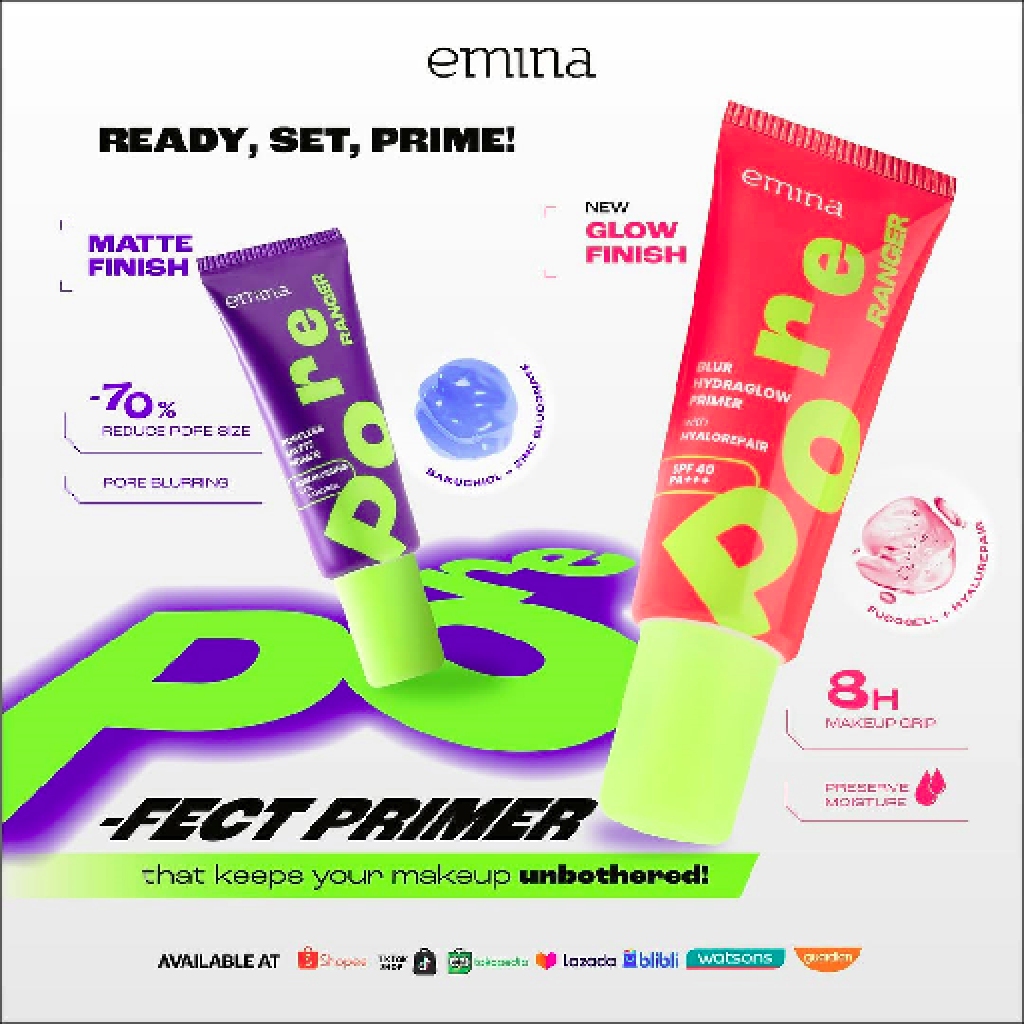 Emina Pore Ranger Poreless Matte Primer 20ml | Shopee Malaysia
