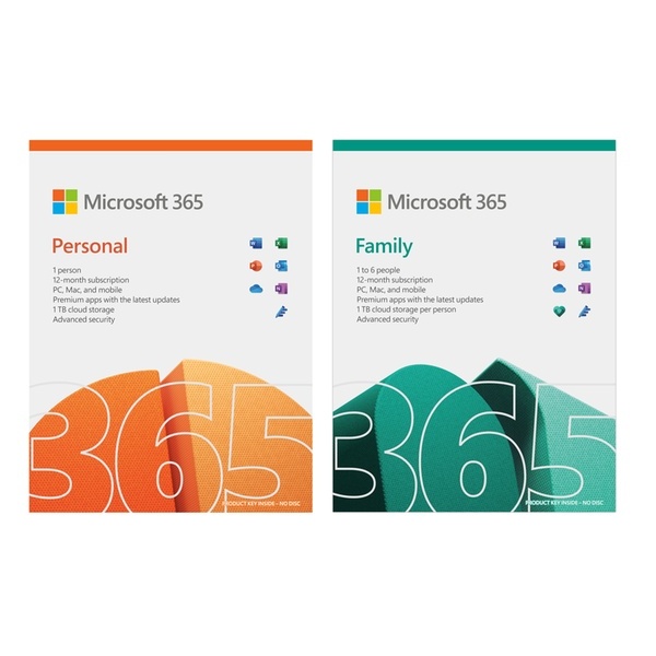 Microsoft Office 365 Personal | Microsoft Office 365 Home | 12 Months ...