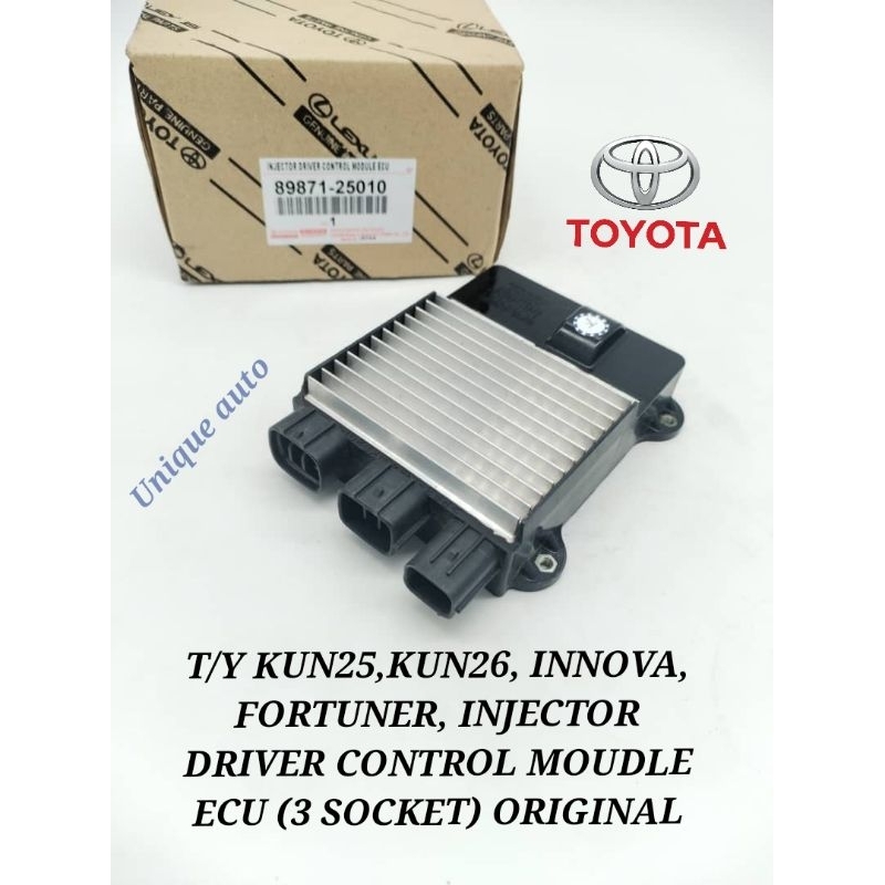 TOYOTA KUN25,KUN26, INNOVA, FORTUNER, INJECTOR DRIVER CONTROL MOUDLE ...