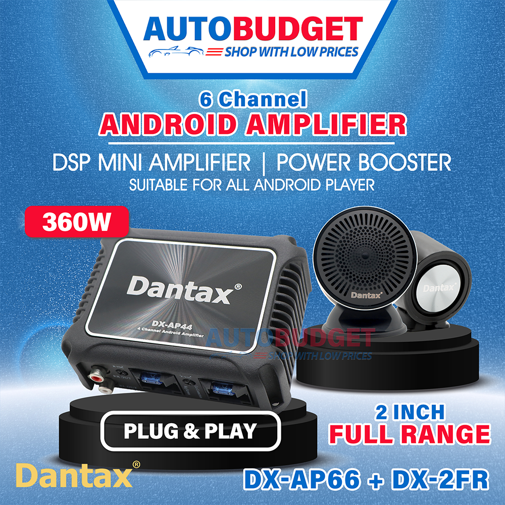 Android Player DSP Plug & Play Full Range Speaker Combo DANTAX 6CH DSP ...