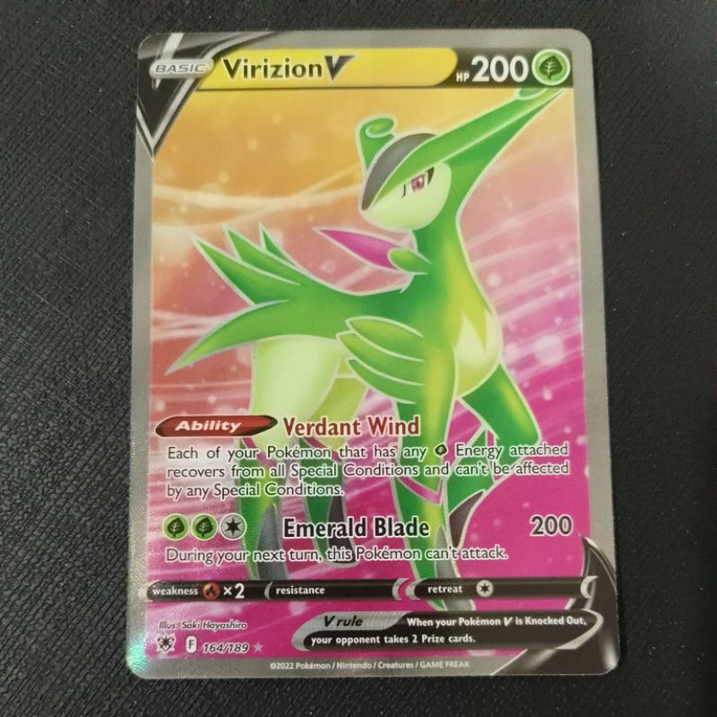 virizion v pokemon card value Pokemon Card Game/[S9a] Battle Legion]Virizion V 074/067 SR Foil | Buy from  TCG Republic