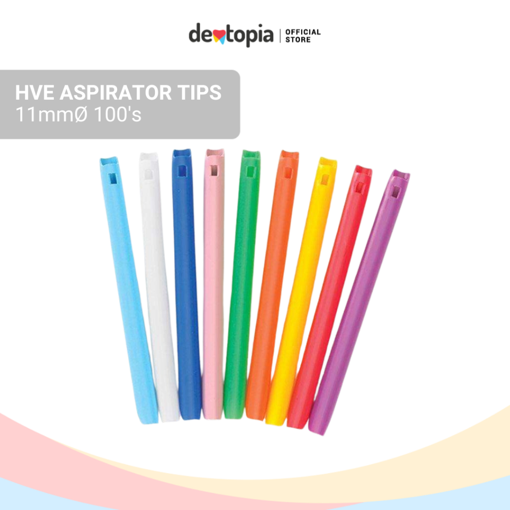 100pcs Dentopia Dental Evacuation HVE Aspirator Tips | Shopee Malaysia