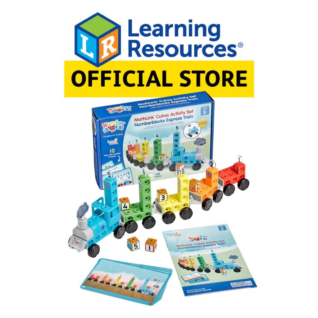 Learning Resources Numberblocks Express Train MathLink Cubes Activity ...