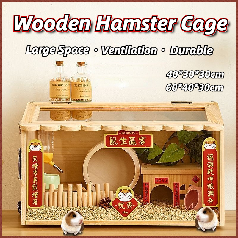 Photo inspiration: Picture Idea: Ready Stock Wooden Hamster Cage Brooder Formaldehyde Free Natural