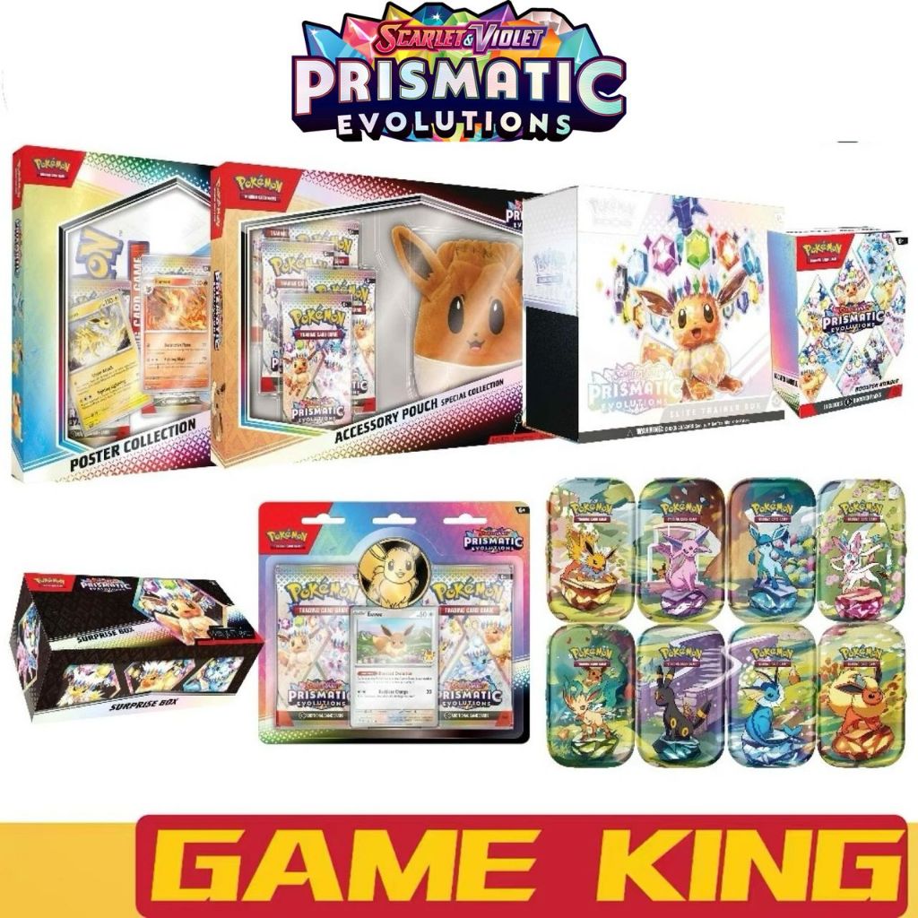 disney lorcana booster box msrp Pokemon - Scarlet & Violet - Prismatic Evolutions main image 1