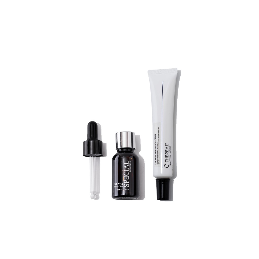 【e'THEREAL Sebum & Acne Care Set】 Oil Free Sebum Solution + Special ...