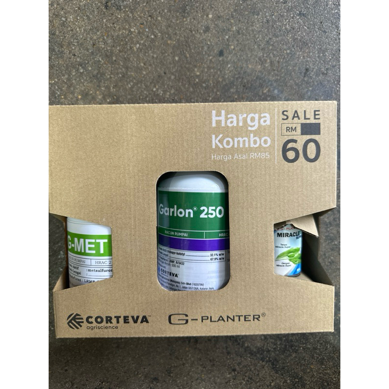 Special offer 1 set Garlon Combo Value Pack(G-met 250g alai ally ...