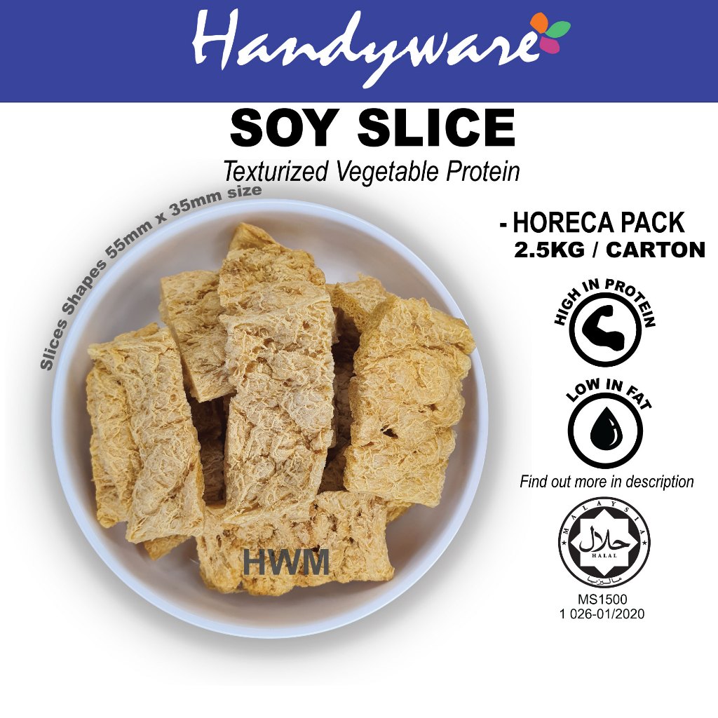 HWM004 - TEXTURIZED VEGETABLE PROTEIN (TVP) - SLICE SHAPES - HORECA ...