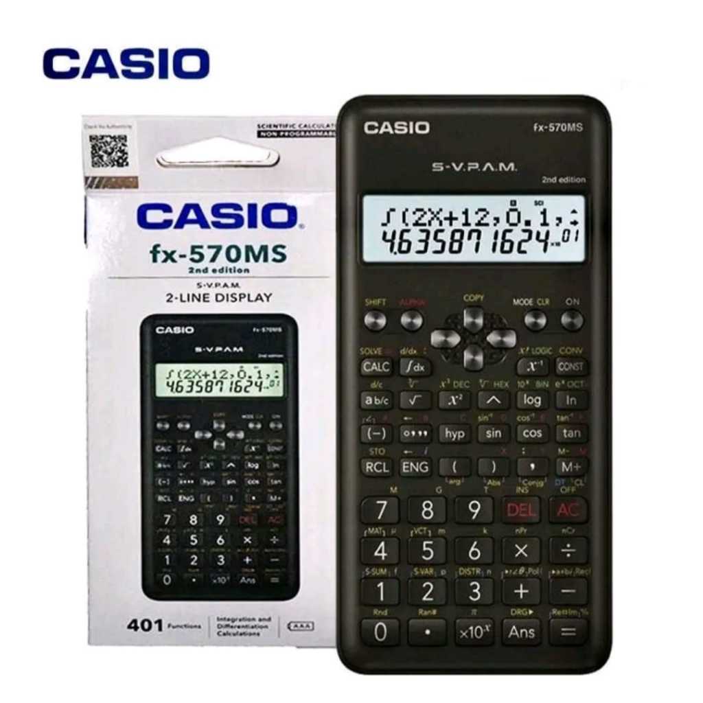 Casio scientific Calculator FX-570 ms 2nd EDition good quality Ready ...