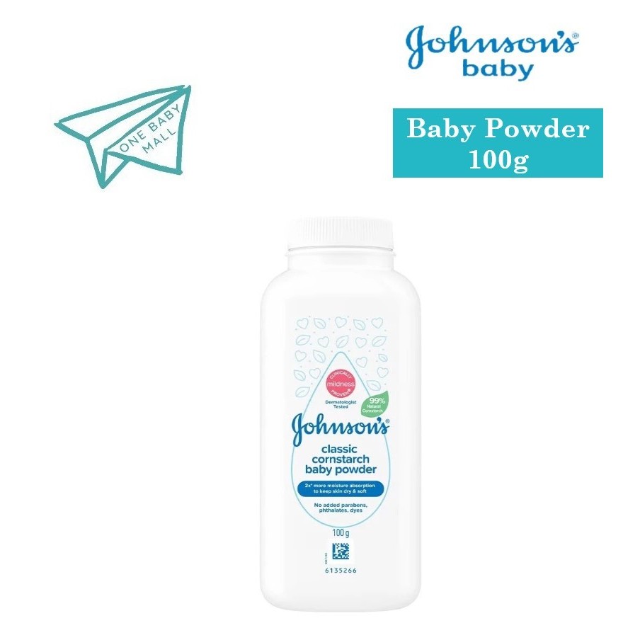 One Baby Mall Johnson's Baby Cornstarch Powder 100g/200g (Regular ...