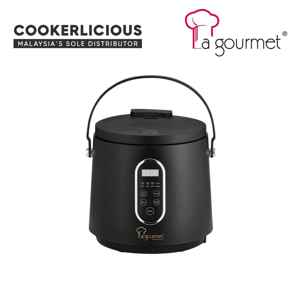 La gourmet Ceragan Healthy Rice Cooker (1L) Ceramic NonStick, Low