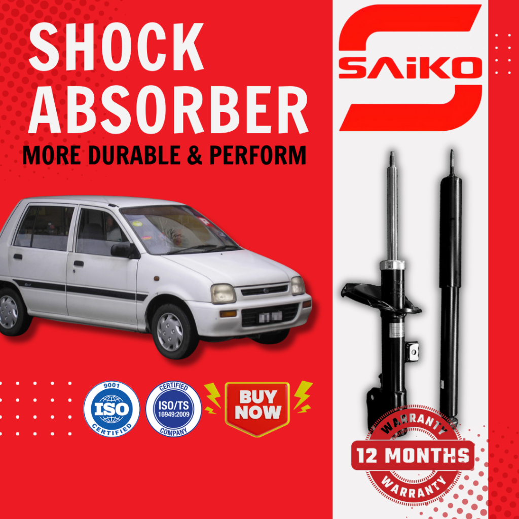 SAIKO ORIGINAL - Perodua Kancil 660/850 - Shock Absorber Front & Rear ...