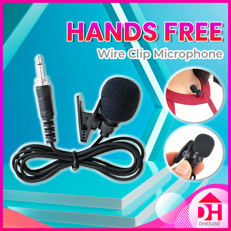 Mini Microfon 3.5mm Clip On Handsfree Laptop Pc Camera Handphone High ...