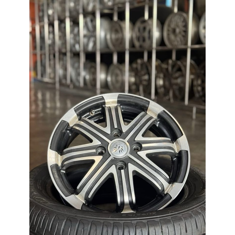 Used 14 Inch Lehrmeister Rim (Black Chrome) | Shopee Malaysia