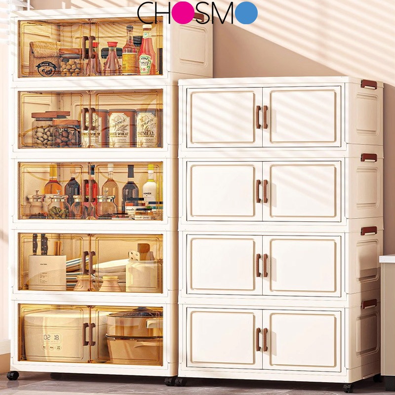 L40-70cm Rak Dapur Kitchen Storage Rack Multifunctional Foldable ...