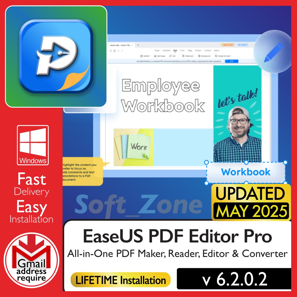 Easeus Pdf Editor Pro 6 2 0 2 All In One Pdf Maker Reader Editor